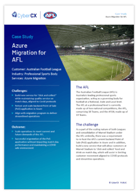 Case Study | Azure Migration for AFL